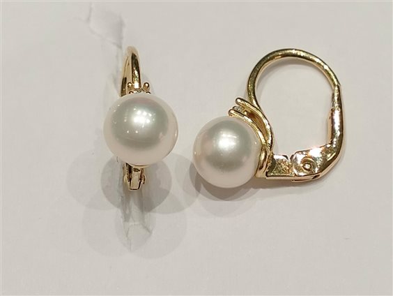 Pendientes Duezeta Mujer in Oro amarillo Perla OROGPER2ZFIUMEM3 - OROGPER2ZFIUMEM3